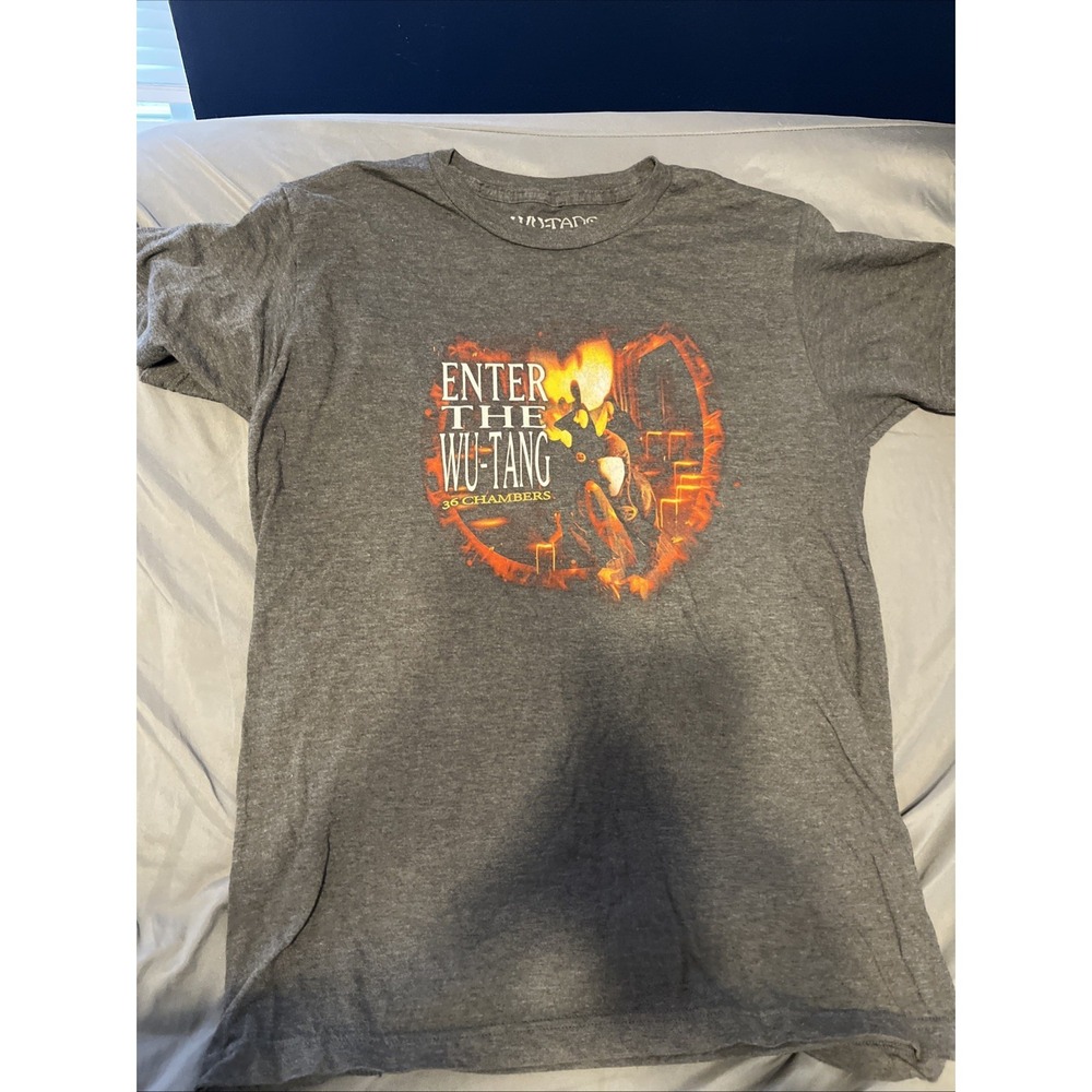 Enter the WuTang 36 Chambers M Short Sleeve‎ Shirt  Gray